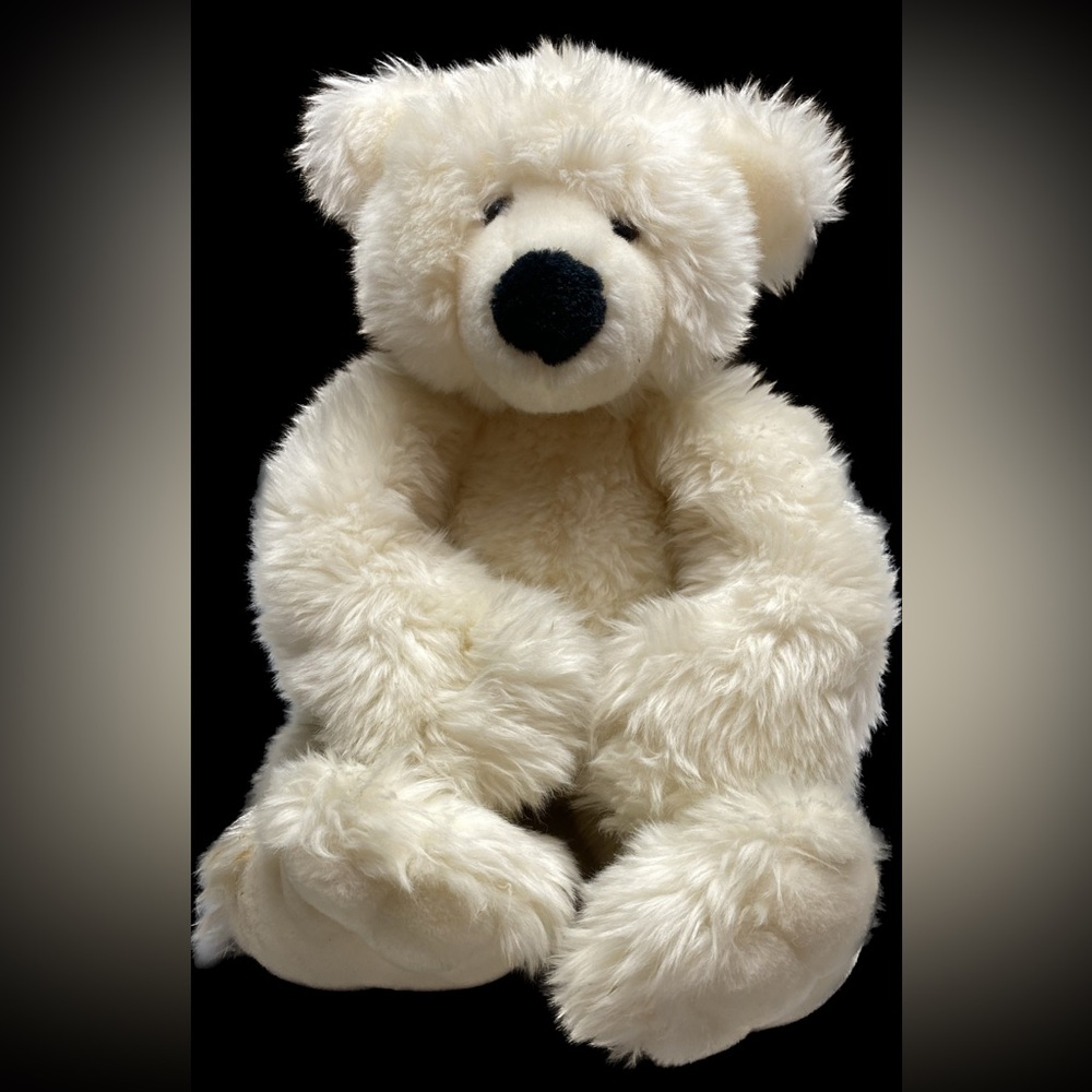 Gund WHT Bear Stuffy, 12.5”
